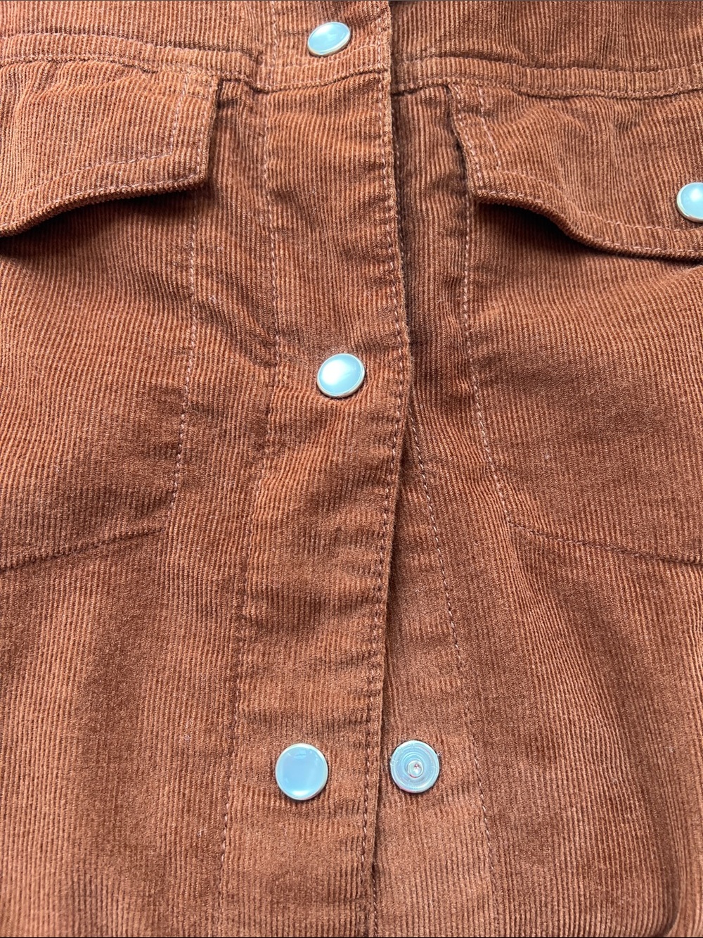 GAP | Corduroy Western Sierra Brown #516748-00 Shirt Dress Size M - Picture 10 of 15